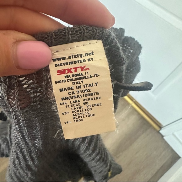 MISS SIXTY Y2K Sexy Sweater XS Wool Blend Ruffles - Picture 4 of 7